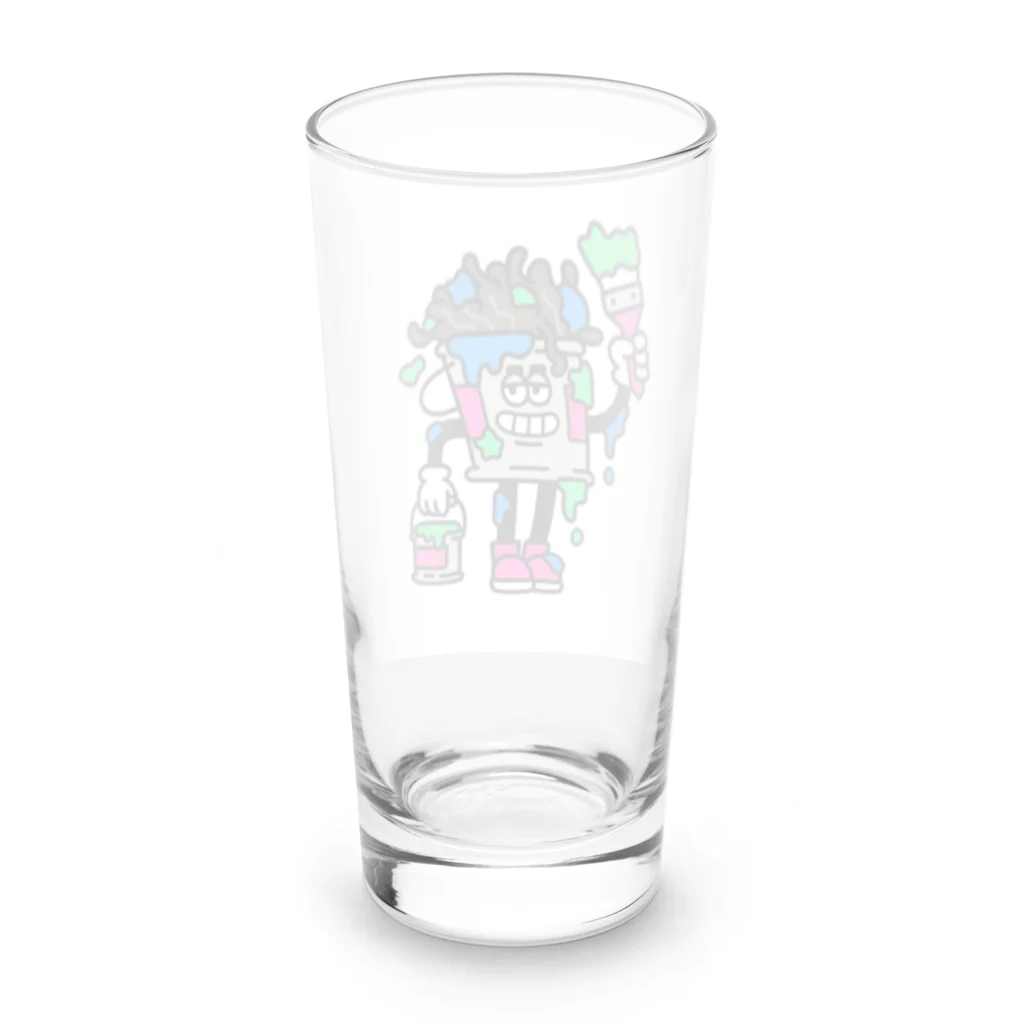 ホームプラスのホープくん Long Sized Water Glass :back