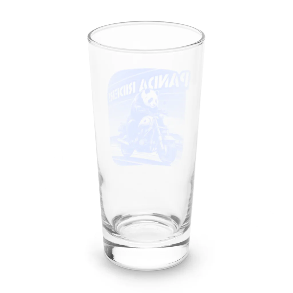 kazu_gのパンダライダー!(ブルー) Long Sized Water Glass :back