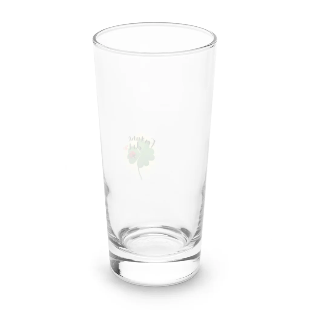 Poniponiの幸運の四つ葉 Long Sized Water Glass :back