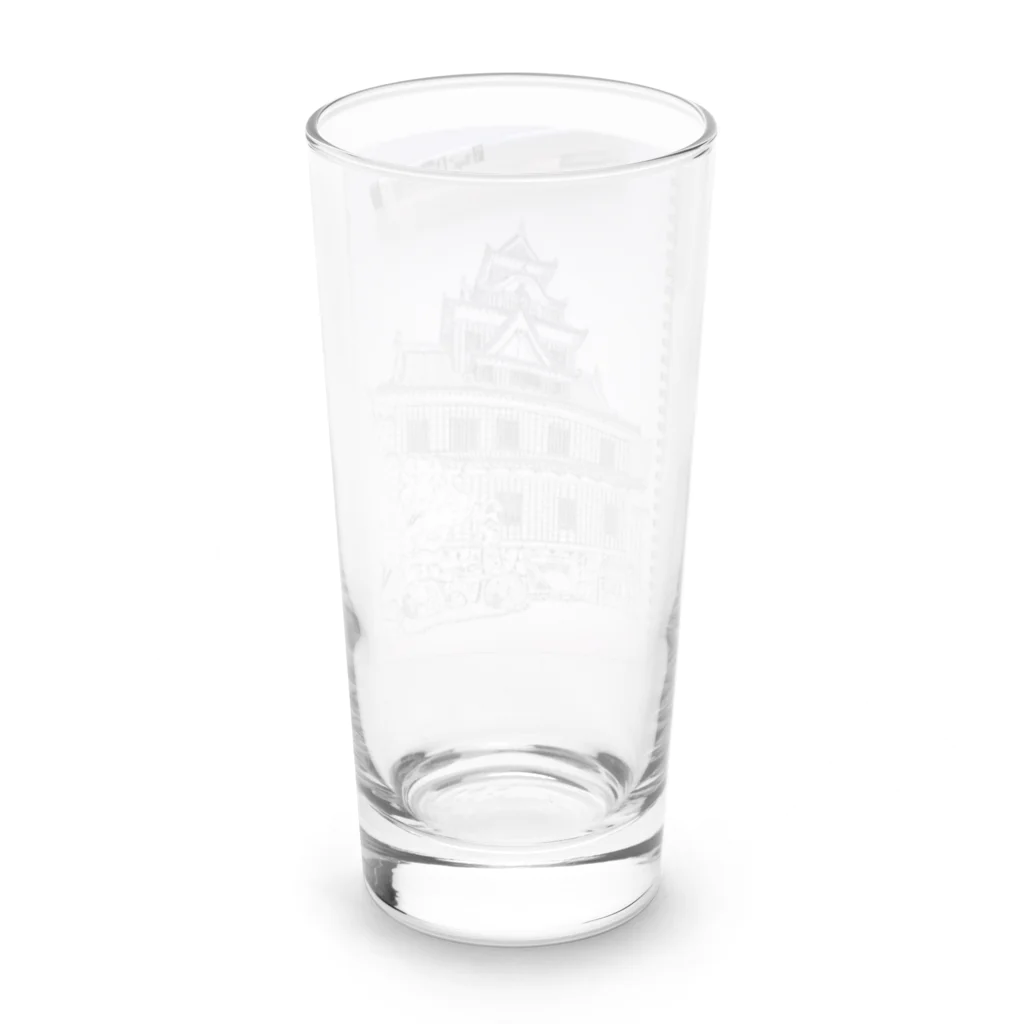 OASIS TOWNの岡山城ペンアート Long Sized Water Glass :back