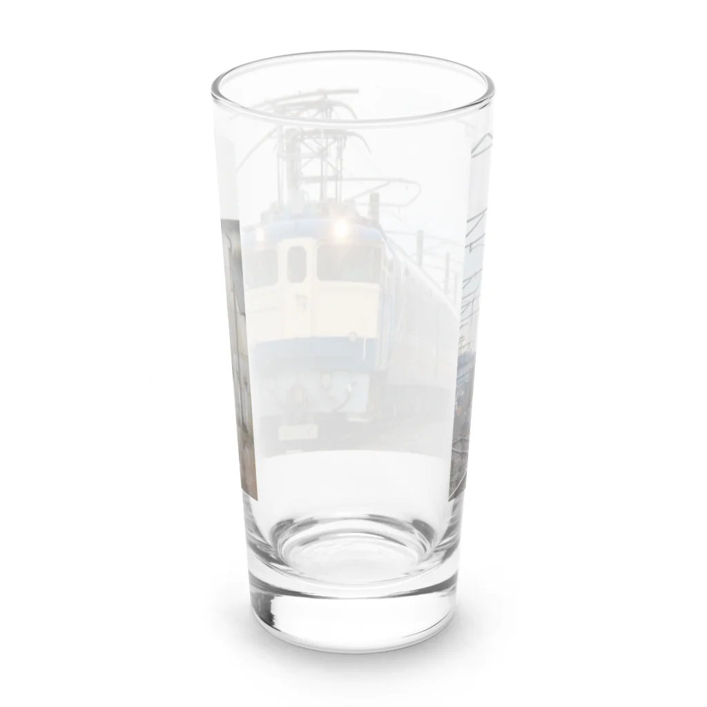 ふみふみのEF65牽引　ロイヤルエクスプレス四国 Long Sized Water Glass :back