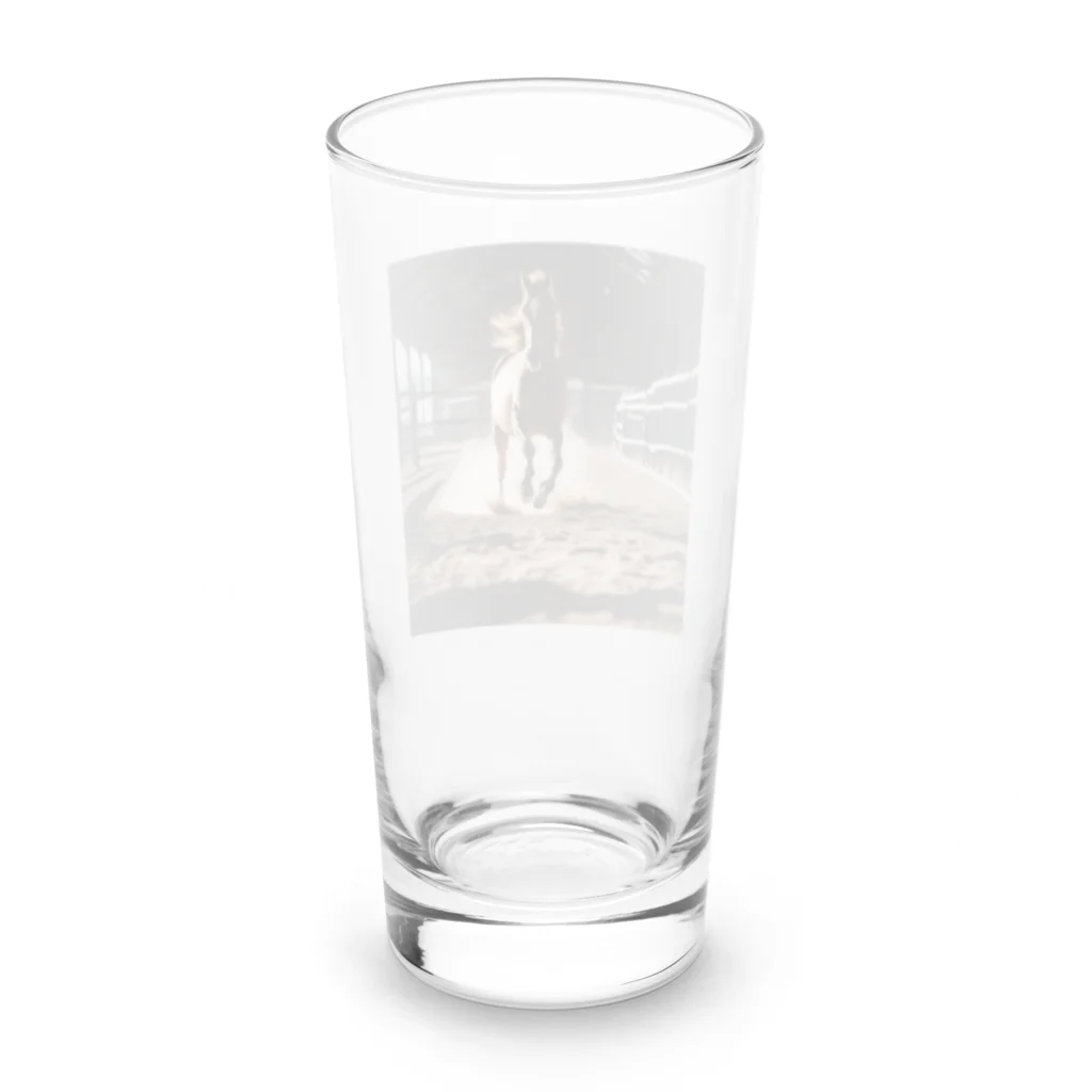 tin78の情熱的に駆け巡る馬 Long Sized Water Glass :back