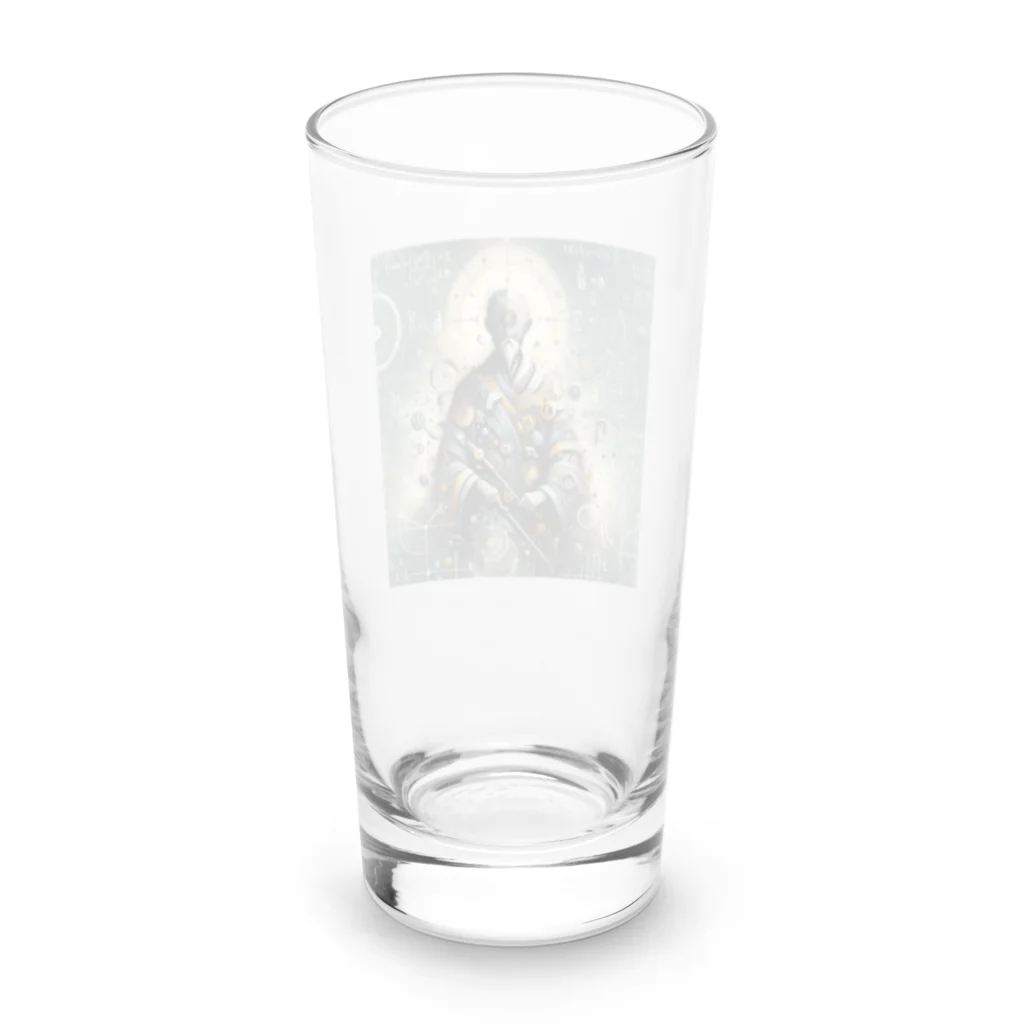 amijakoの算数の先生：学校シリーズ Long Sized Water Glass :back