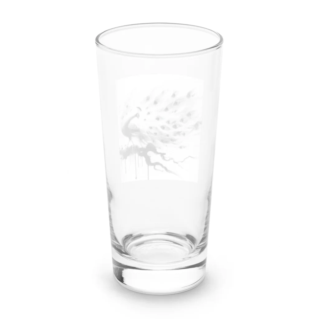 pimo244の孔雀ジャック Long Sized Water Glass :back