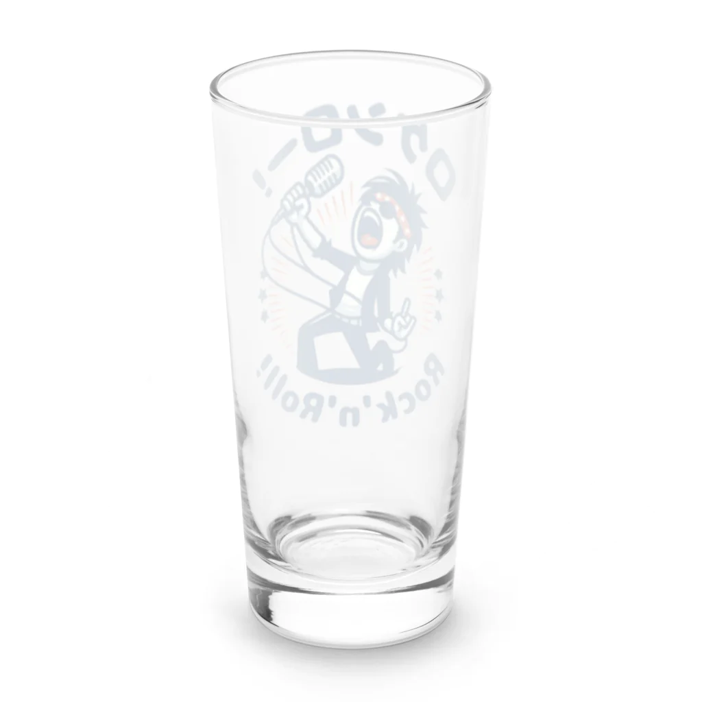 ロック堂のロケンロー Long Sized Water Glass :back