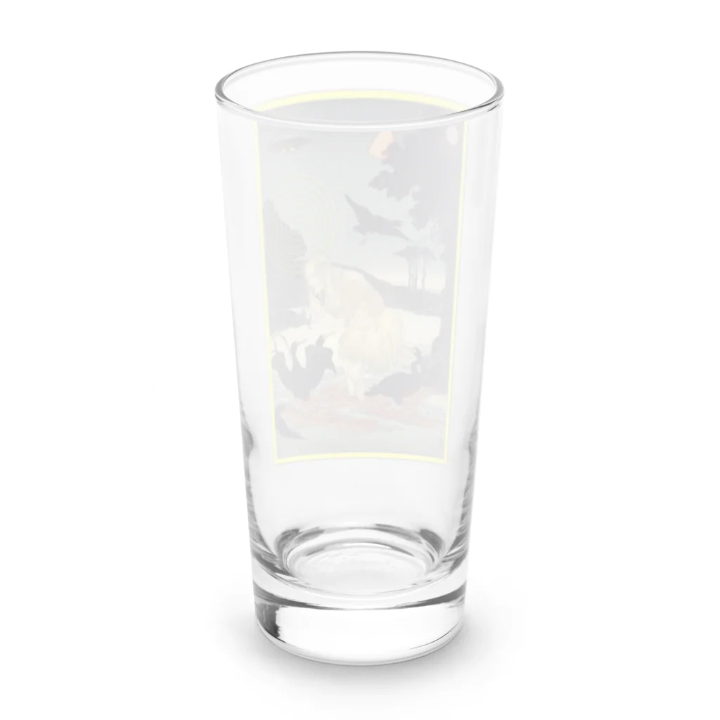 KHD888の3日蓮上人石和河にて鵜飼の迷頑を済度したまふ図 Long Sized Water Glass :back