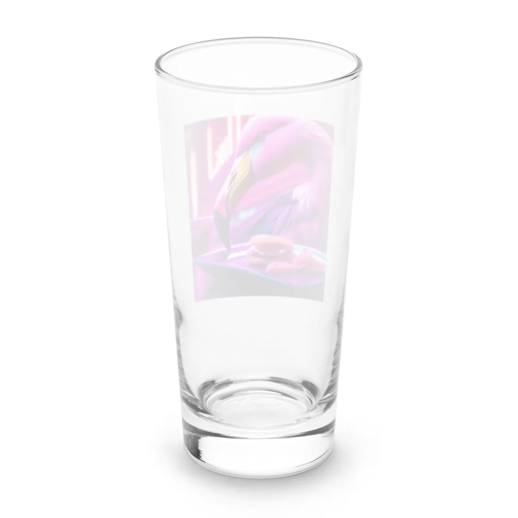 Kokoro-nagomu-Nagomiのフラミンゴ18 Long Sized Water Glass :back