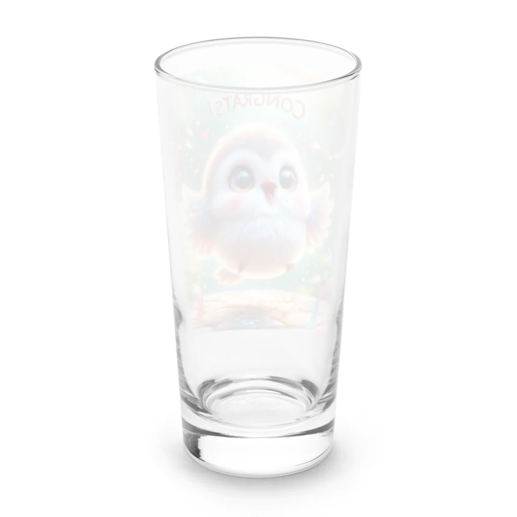 mimikkyu322のCngrats　Bird Long Sized Water Glass :back