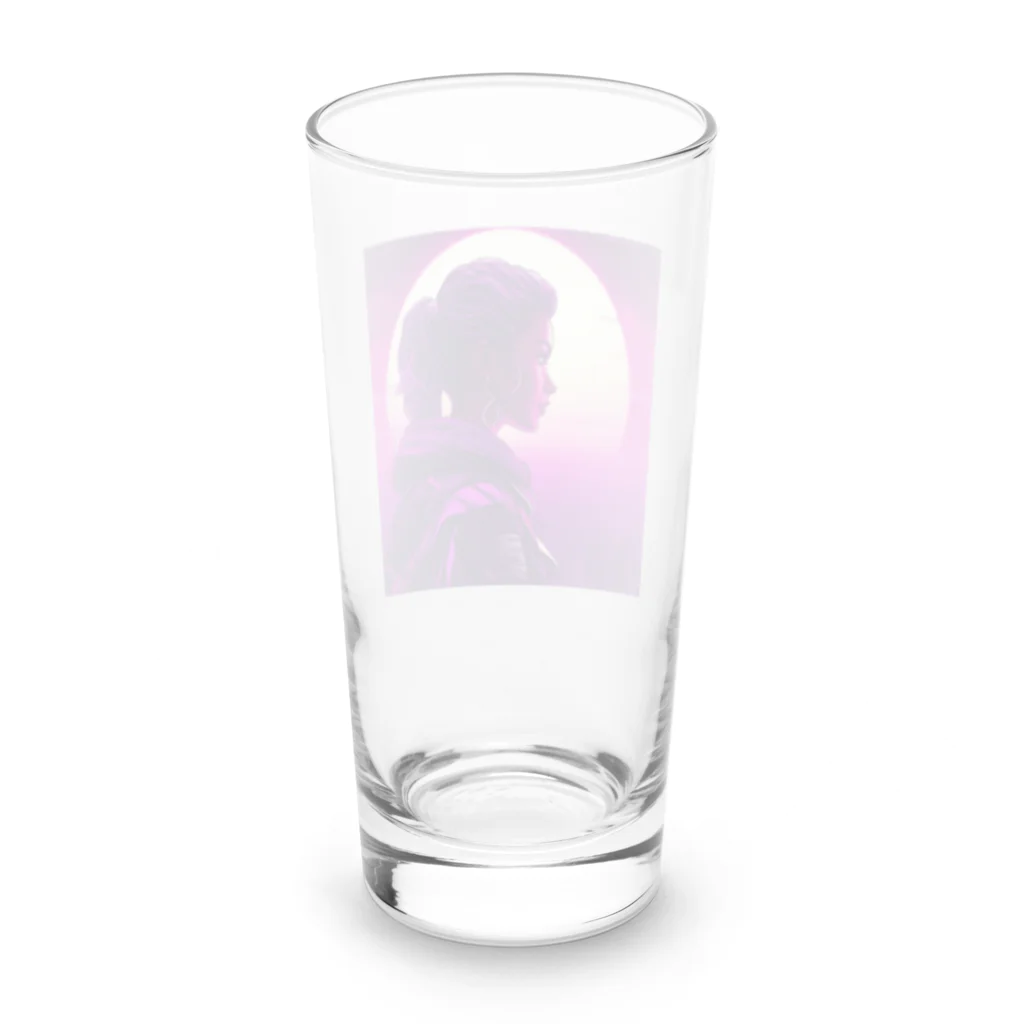 ゆーきの夕暮れ Long Sized Water Glass :back