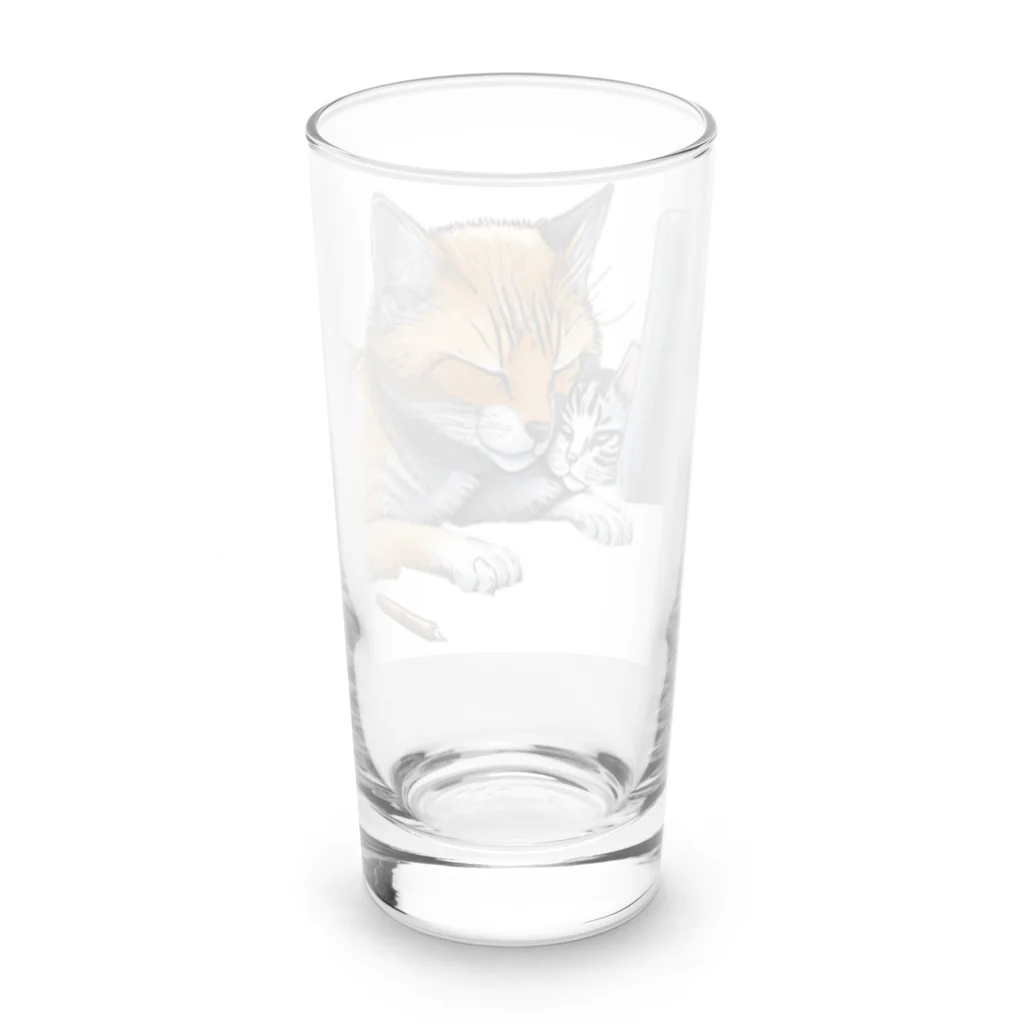 RaVaの犬と猫 Long Sized Water Glass :back