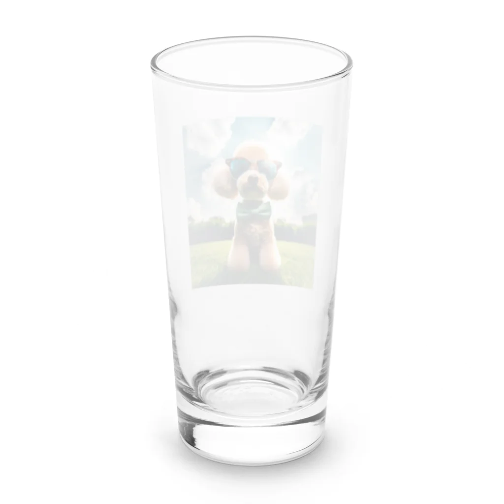 chibita08のグラサンプードル Long Sized Water Glass :back