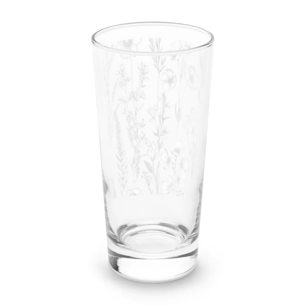 Chi3のモノクロームの植物図鑑 Long Sized Water Glass :back