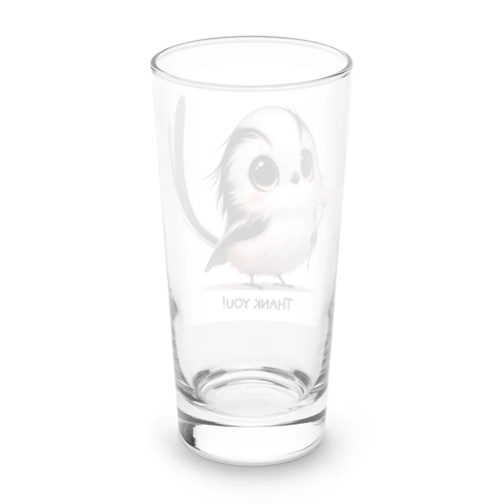 mimikkyu322のLong-tailed Tit  Long Sized Water Glass :back