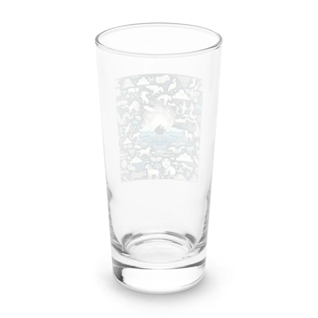 nyonsunの宝箱の自然界からのメッセージ2 Long Sized Water Glass :back