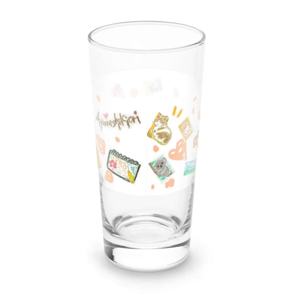 色織 彩芽 ☆4/28 START！at 横浜産貿ホール マリネリアのお絵かきクレパスコレクション Long Sized Water Glass :back