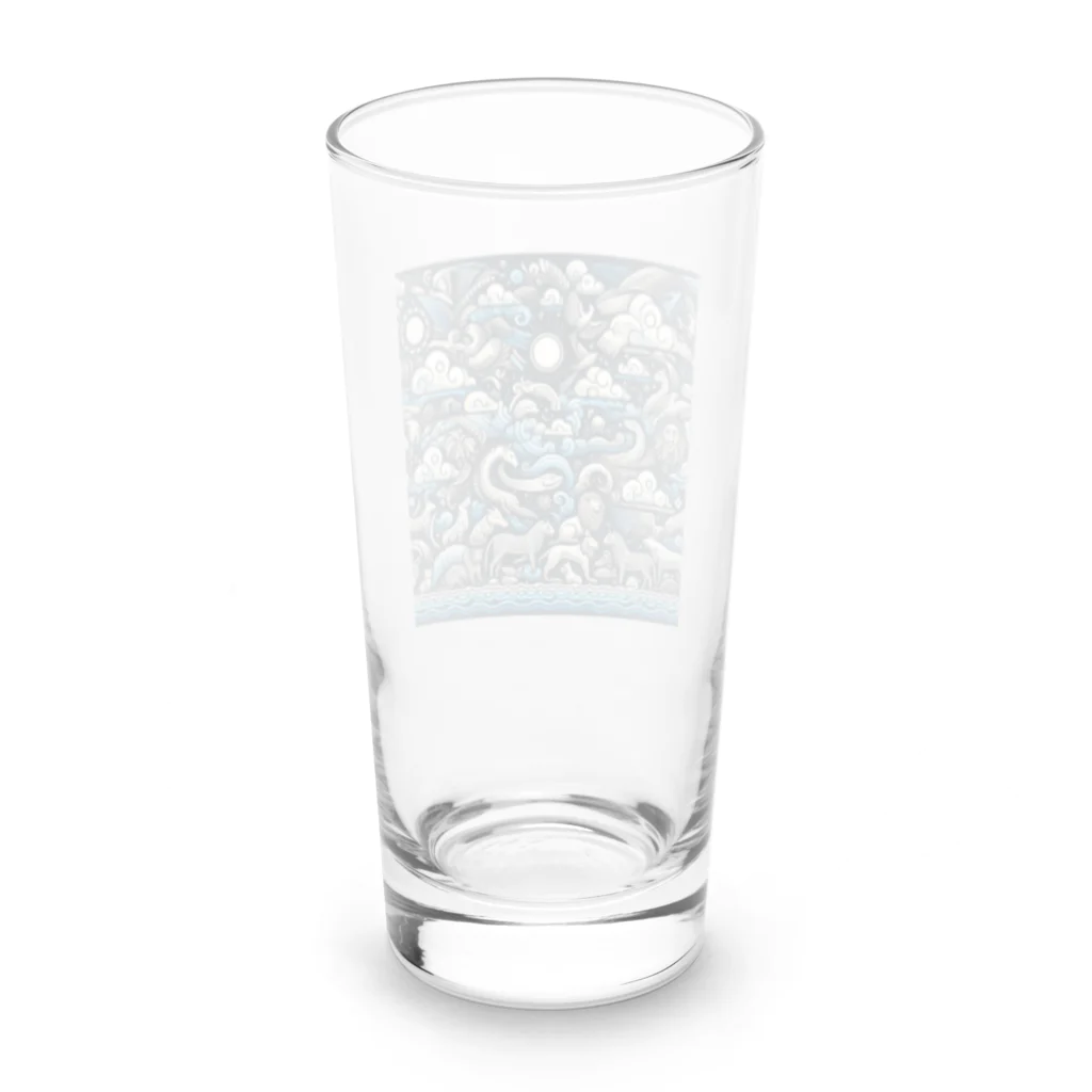 nyonsunの宝箱の自然界からのメッセージ4 Long Sized Water Glass :back