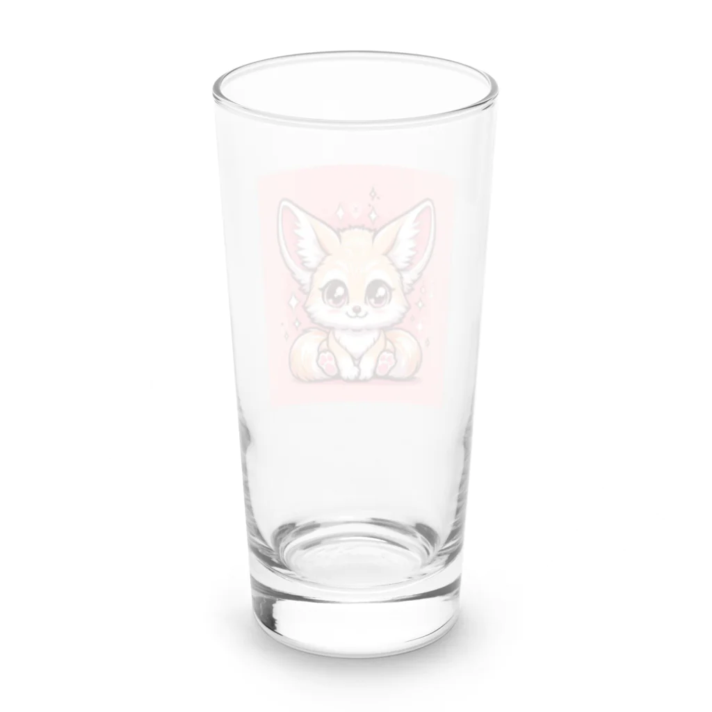 toto444のかわいいフェネック Long Sized Water Glass :back