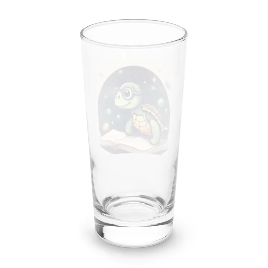 宇宙屋さんの宇宙勉強かめ Long Sized Water Glass :back