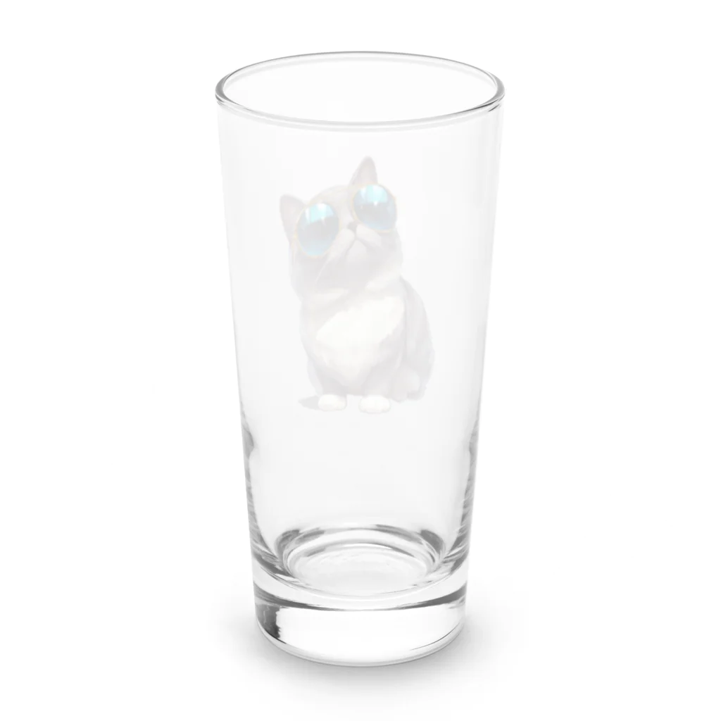 AQUAMETAVERSEのサングラスをかけた、かわいいネコ Marsa 106 Long Sized Water Glass :back