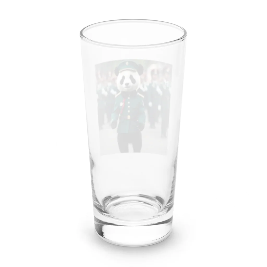 Blue Linksのパンダ軍曹 Long Sized Water Glass :back