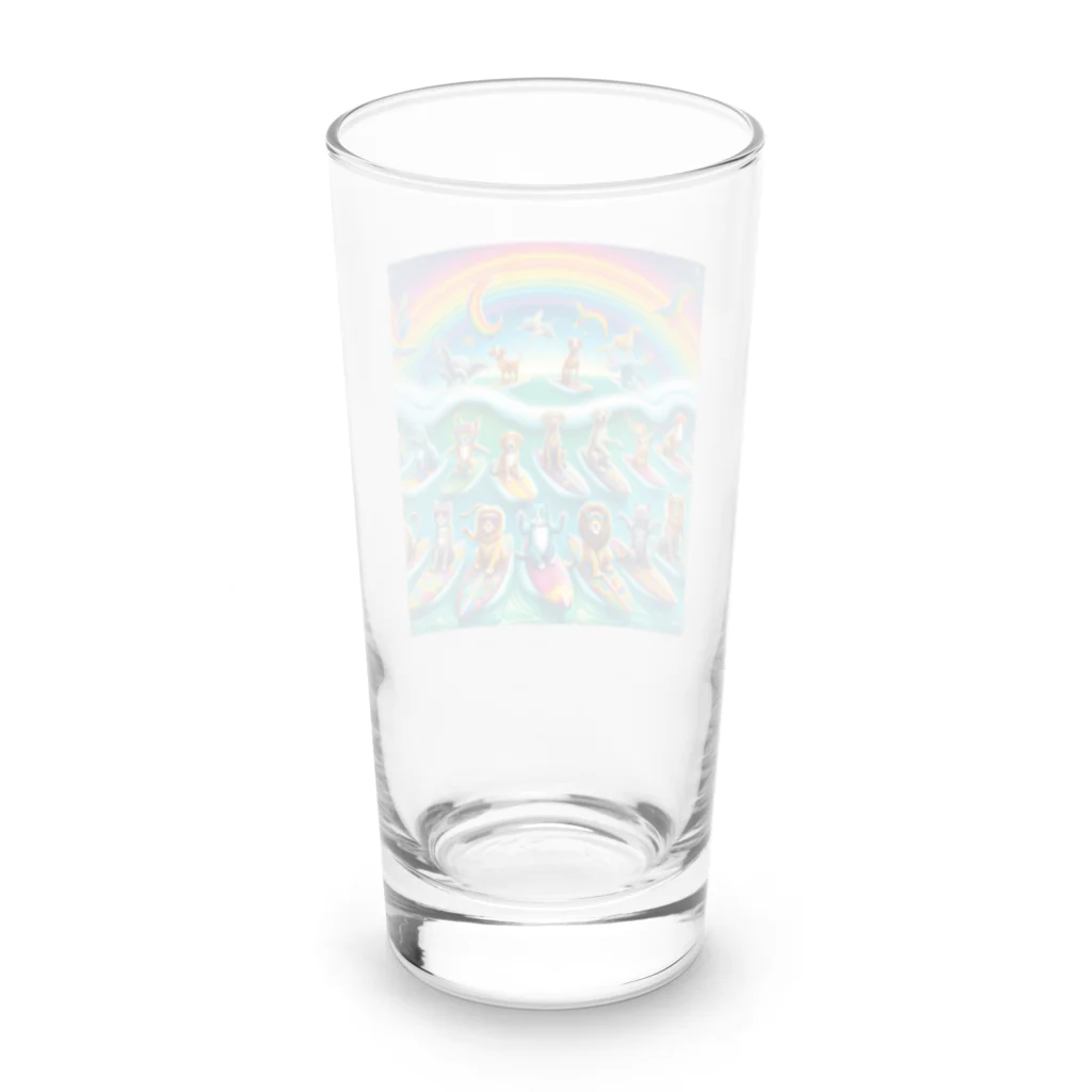 assorted goodsの賑やかサーフィン🏝️ Long Sized Water Glass :back