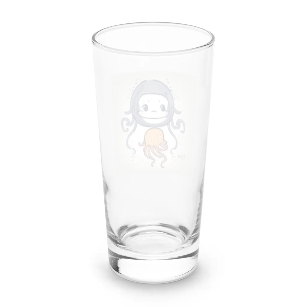 MEGROOVEのクラゲの子 Long Sized Water Glass :back