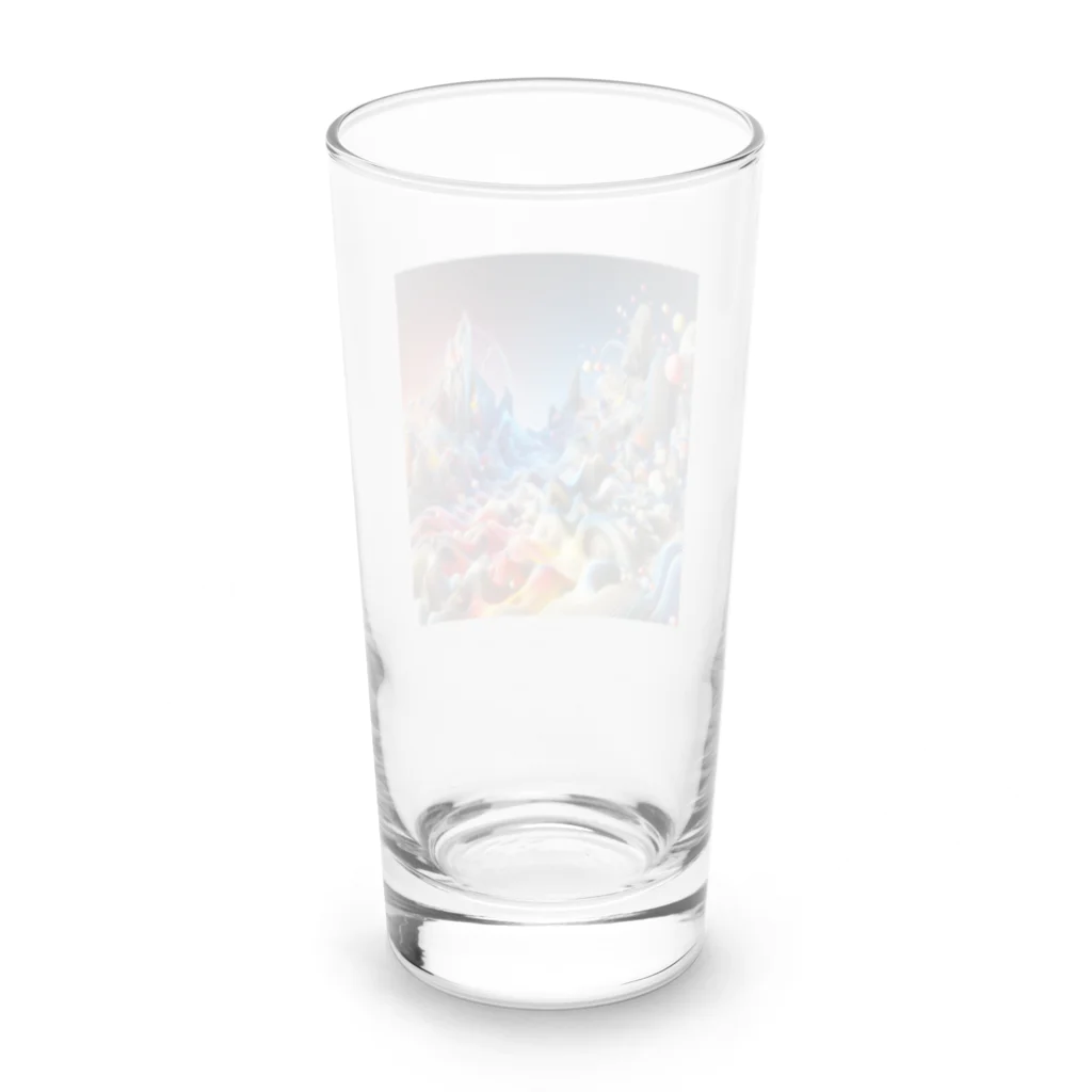 不思議なくうかんの高次元の複雑性が漂う幻想的なイメージ Long Sized Water Glass :back