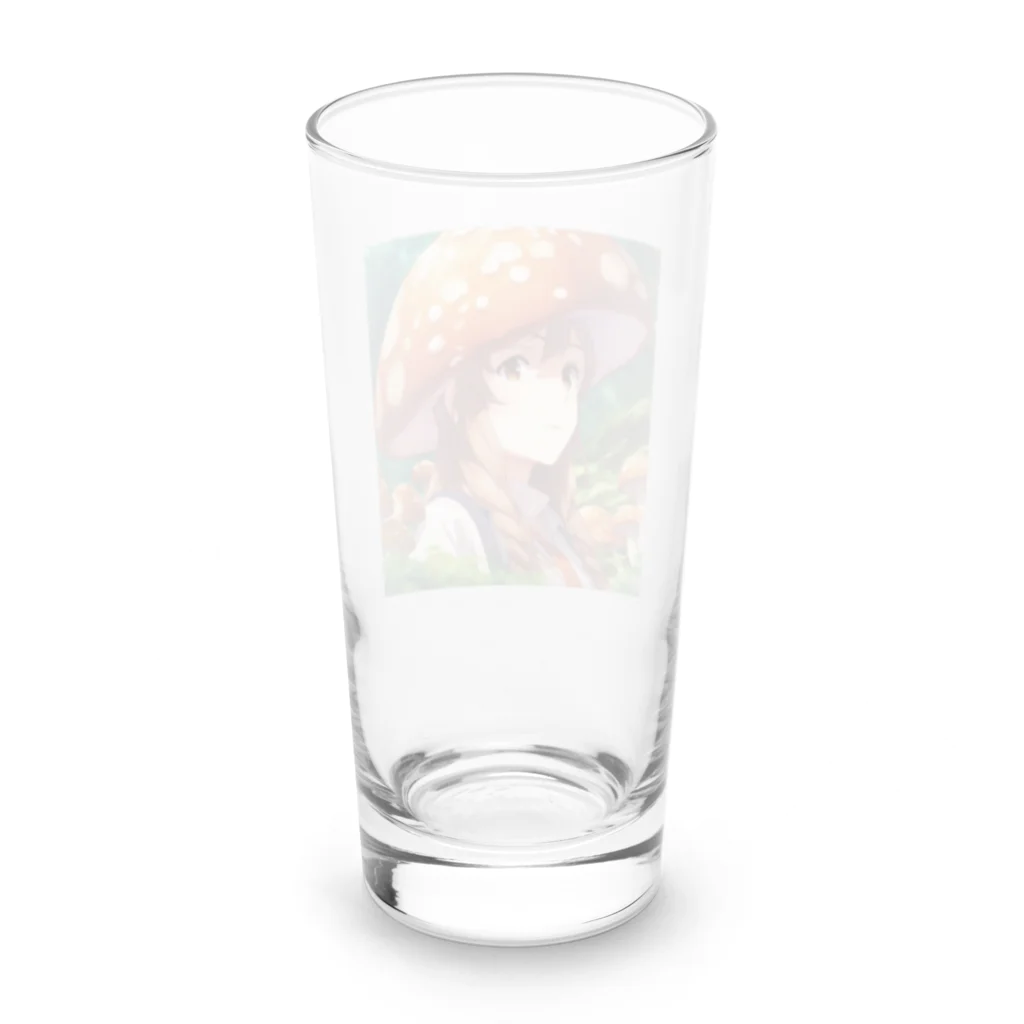 paparamanのキノコ少女 Long Sized Water Glass :back