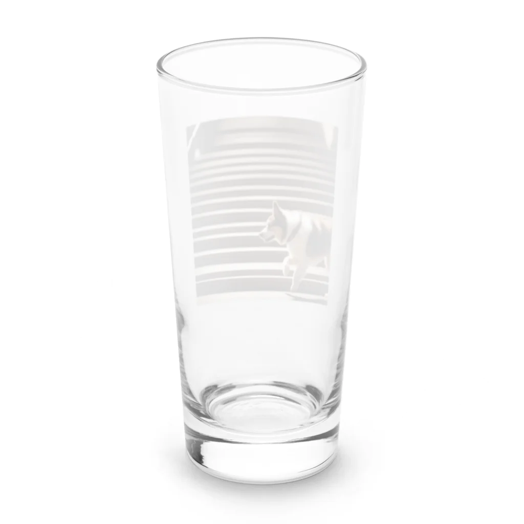 ★動物ショップ・kou2020★の犬15 Long Sized Water Glass :back