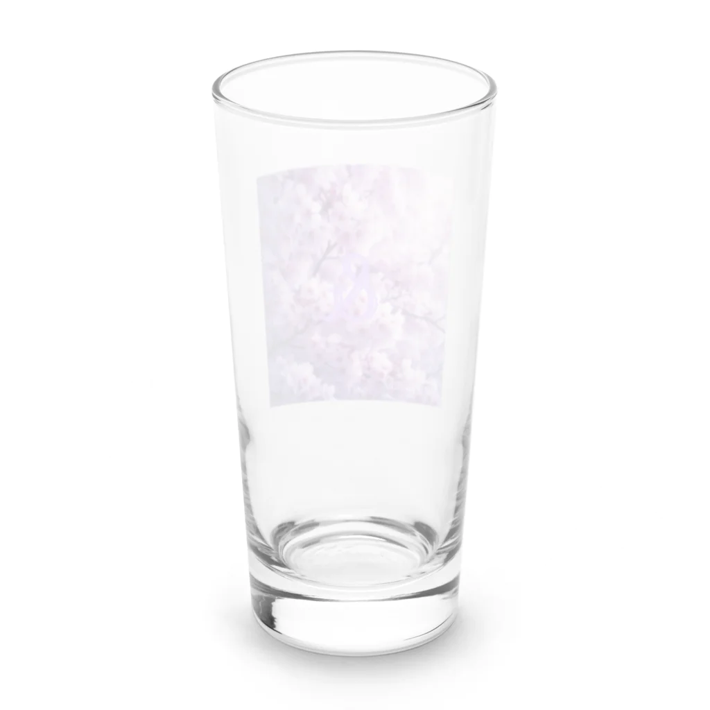 &PINEの桜 Long Sized Water Glass :back