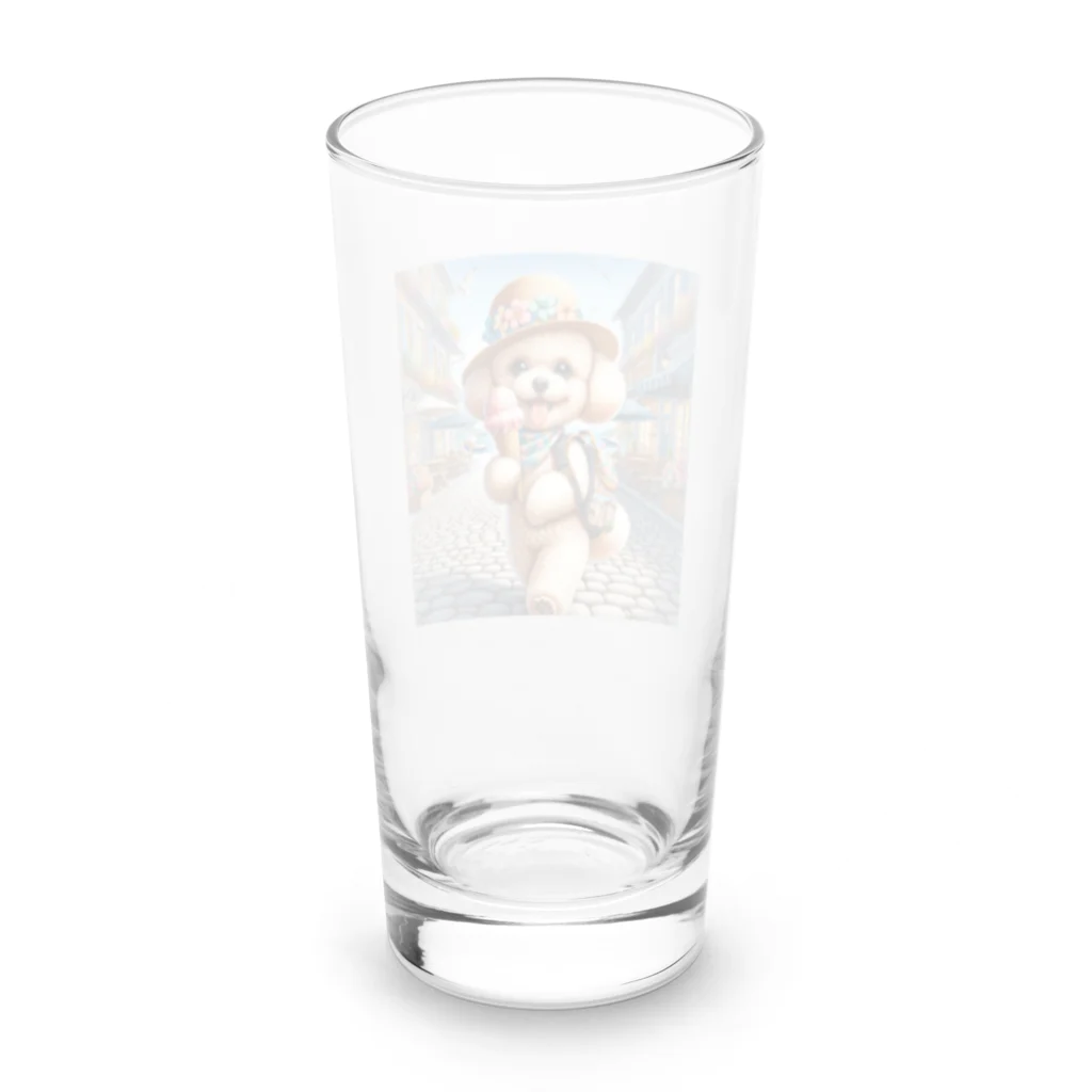 Noah-Lifeのトイプードルアイスクリーム Long Sized Water Glass :back