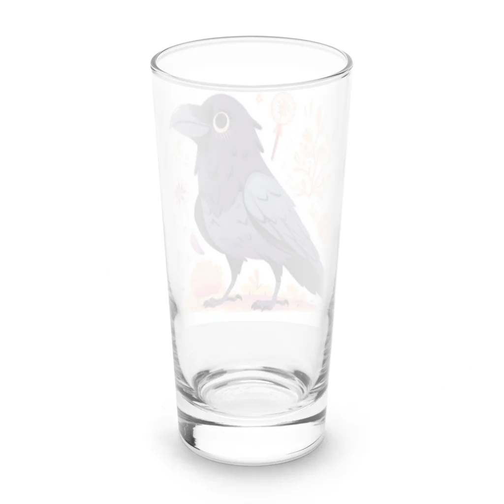 yos-1292583のクロウ　したくない Long Sized Water Glass :back