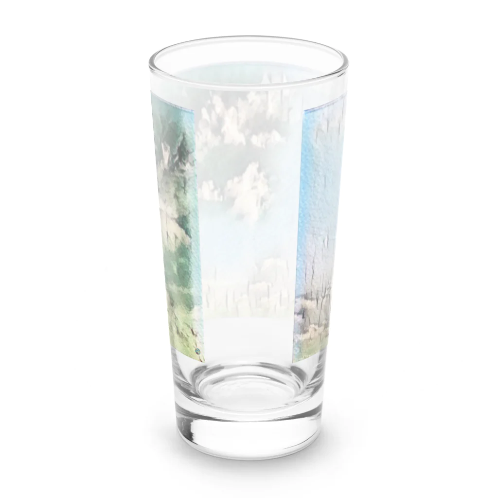 Try Anythingの秘境 グッズ Long Sized Water Glass :back