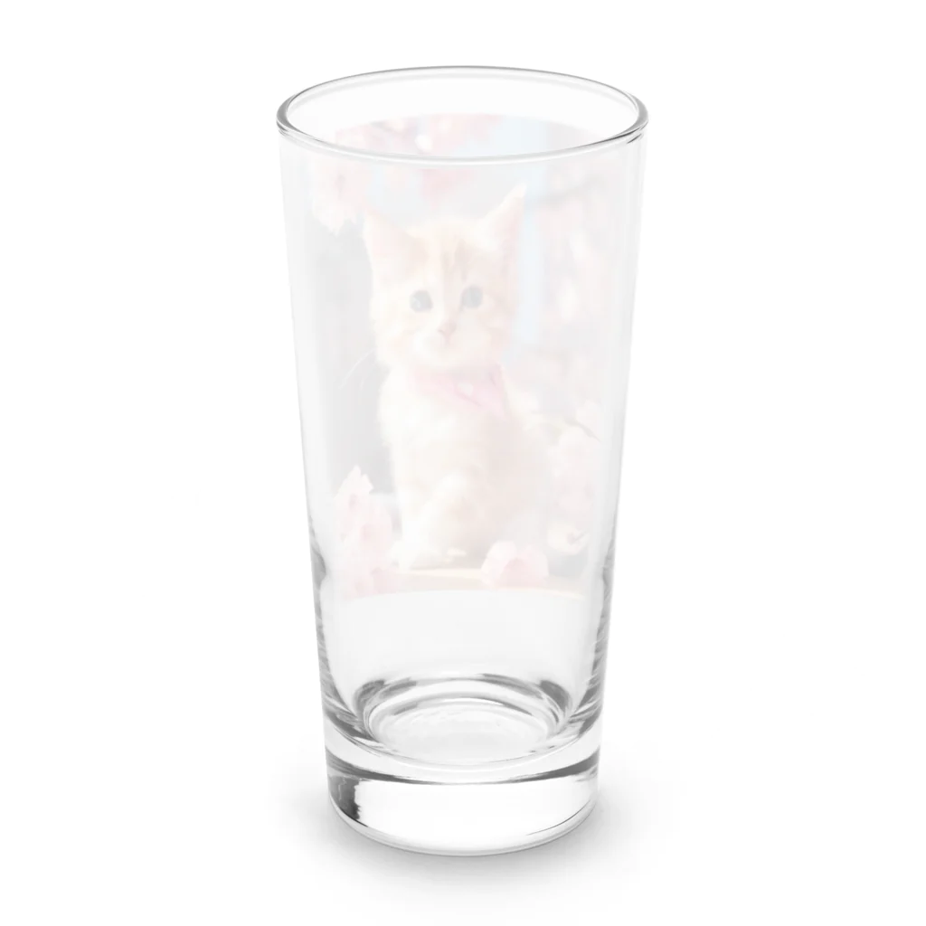 skiponsbの子猫グッズ Long Sized Water Glass :back