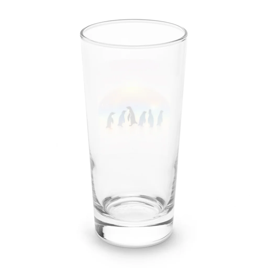 penpentagramのpenguins Long Sized Water Glass :back