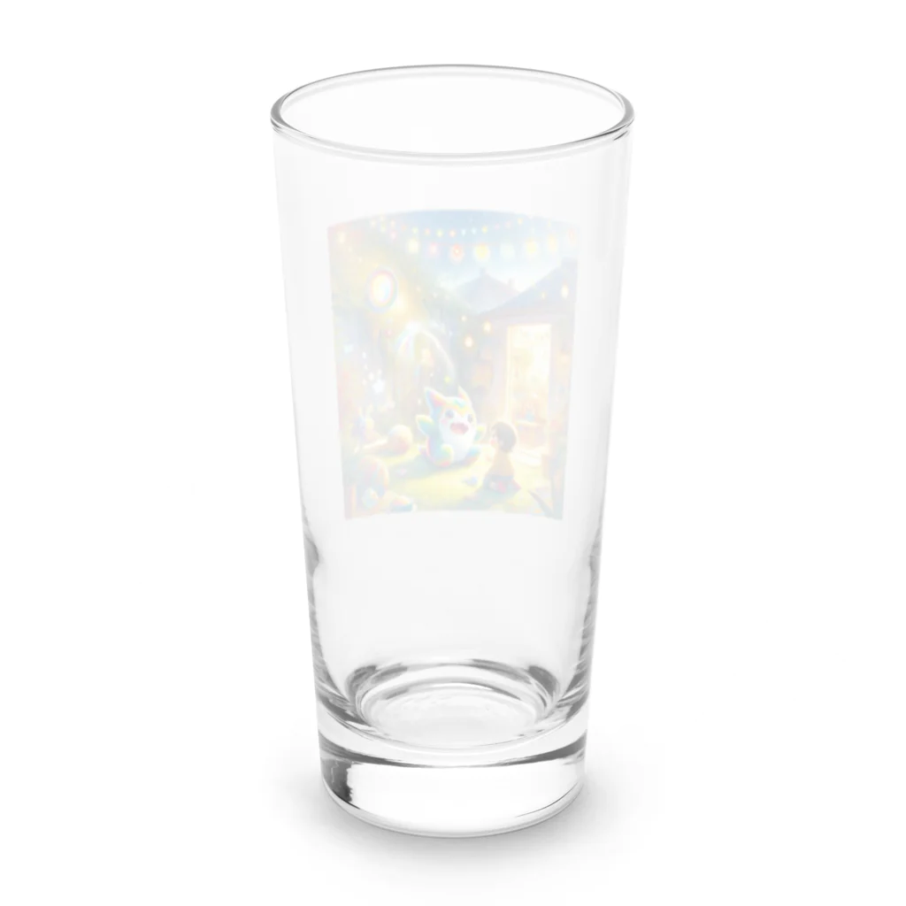 ほっこり絵音舎のふしぎなおともだち Long Sized Water Glass :back