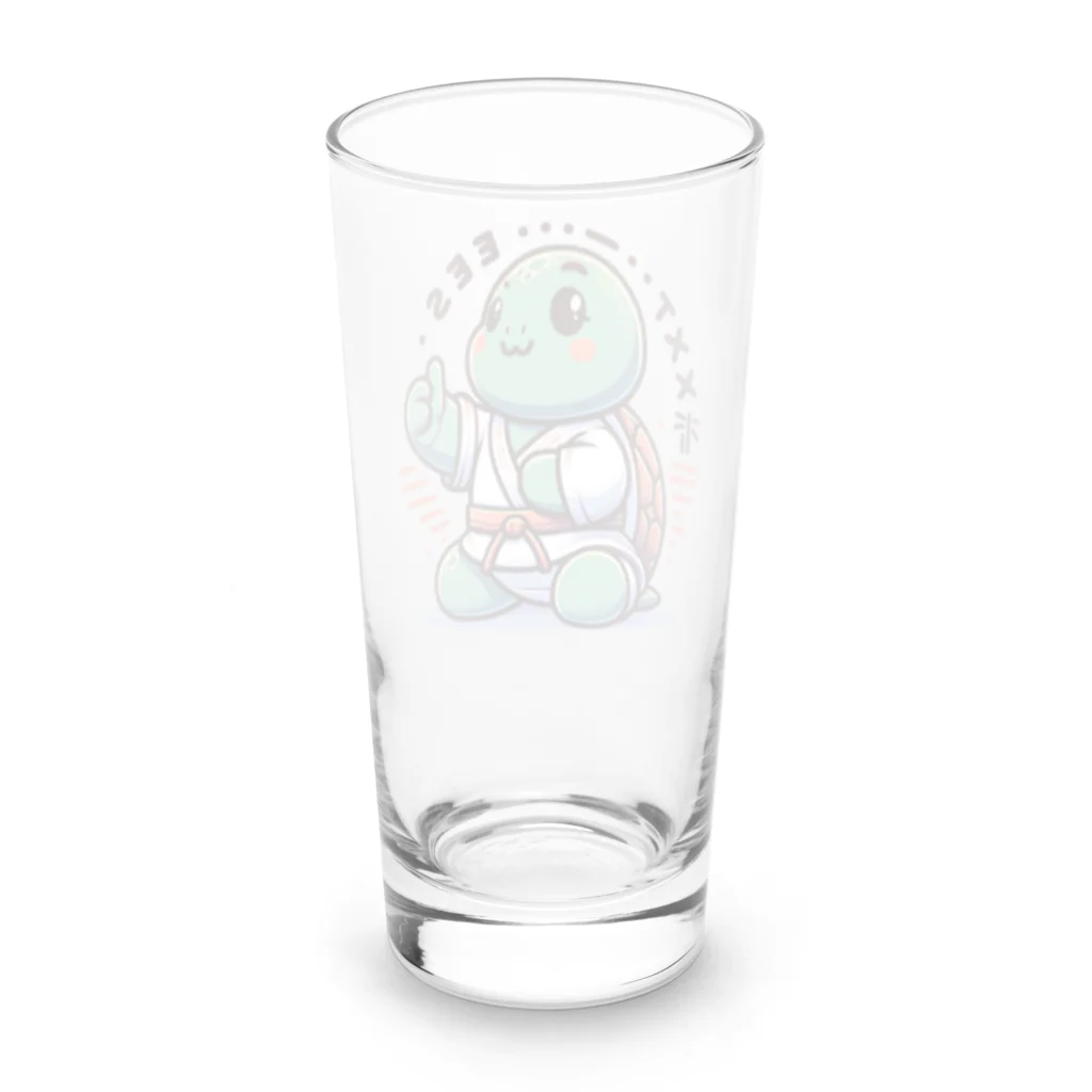 Mushikingの武道カメ Long Sized Water Glass :back