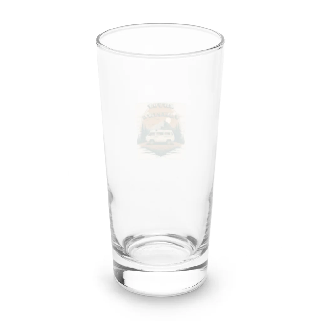 dotmagのレトロなキャンピングカーグッズ Long Sized Water Glass :back