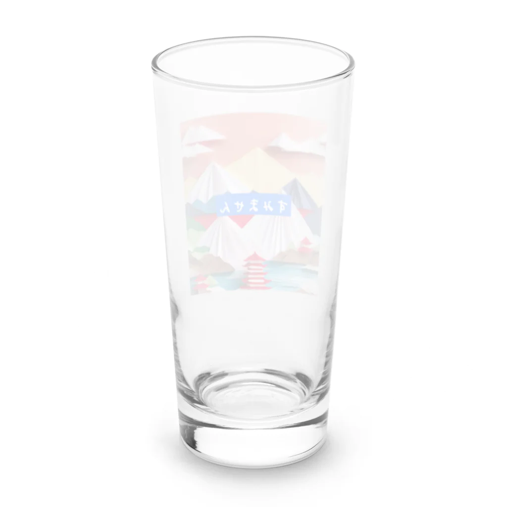 メアリーの四季折り紙の魔法✨  Long Sized Water Glass :back