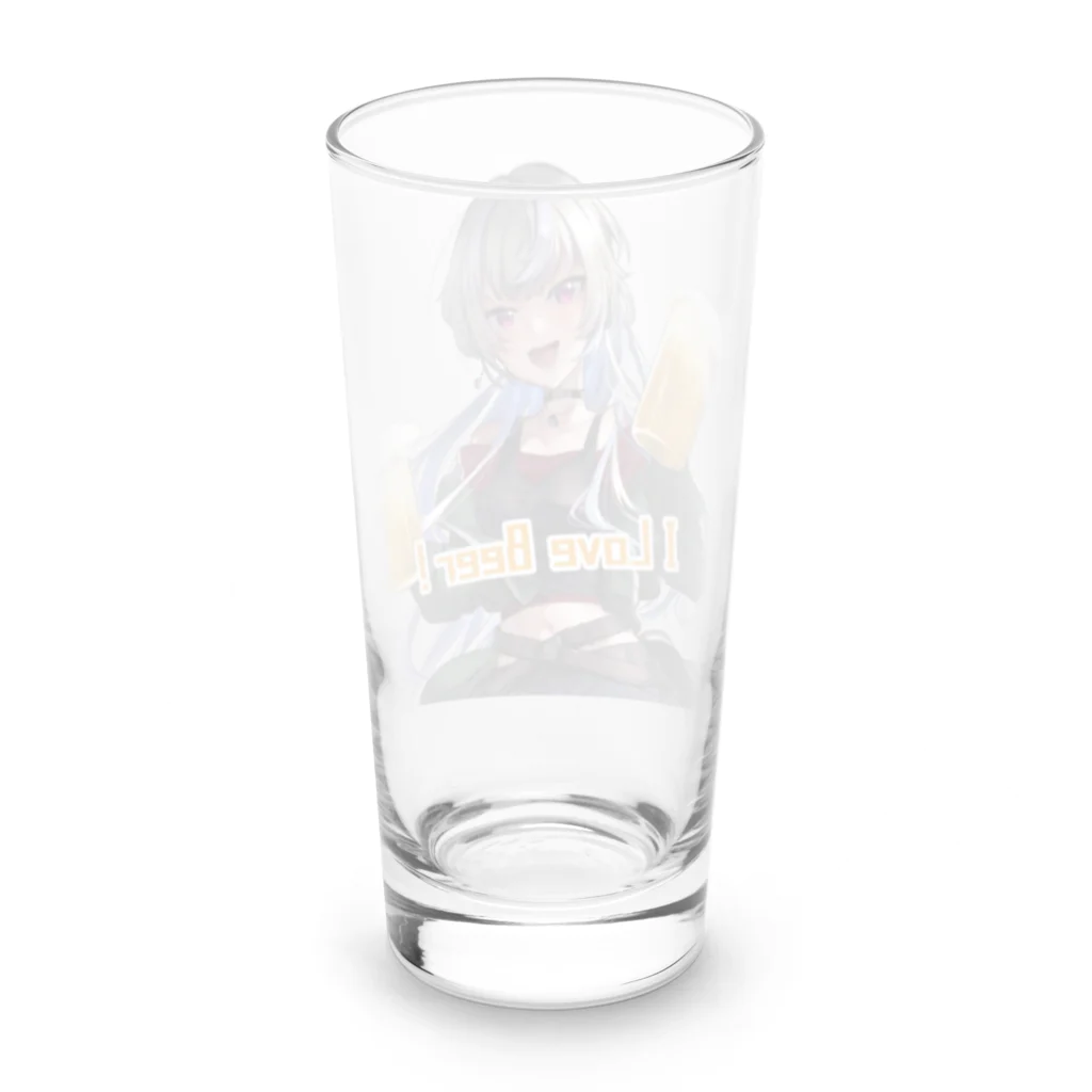 黑須つくるのSUZURIショップの黑須つくる1周年記念グッズ Long Sized Water Glass :back