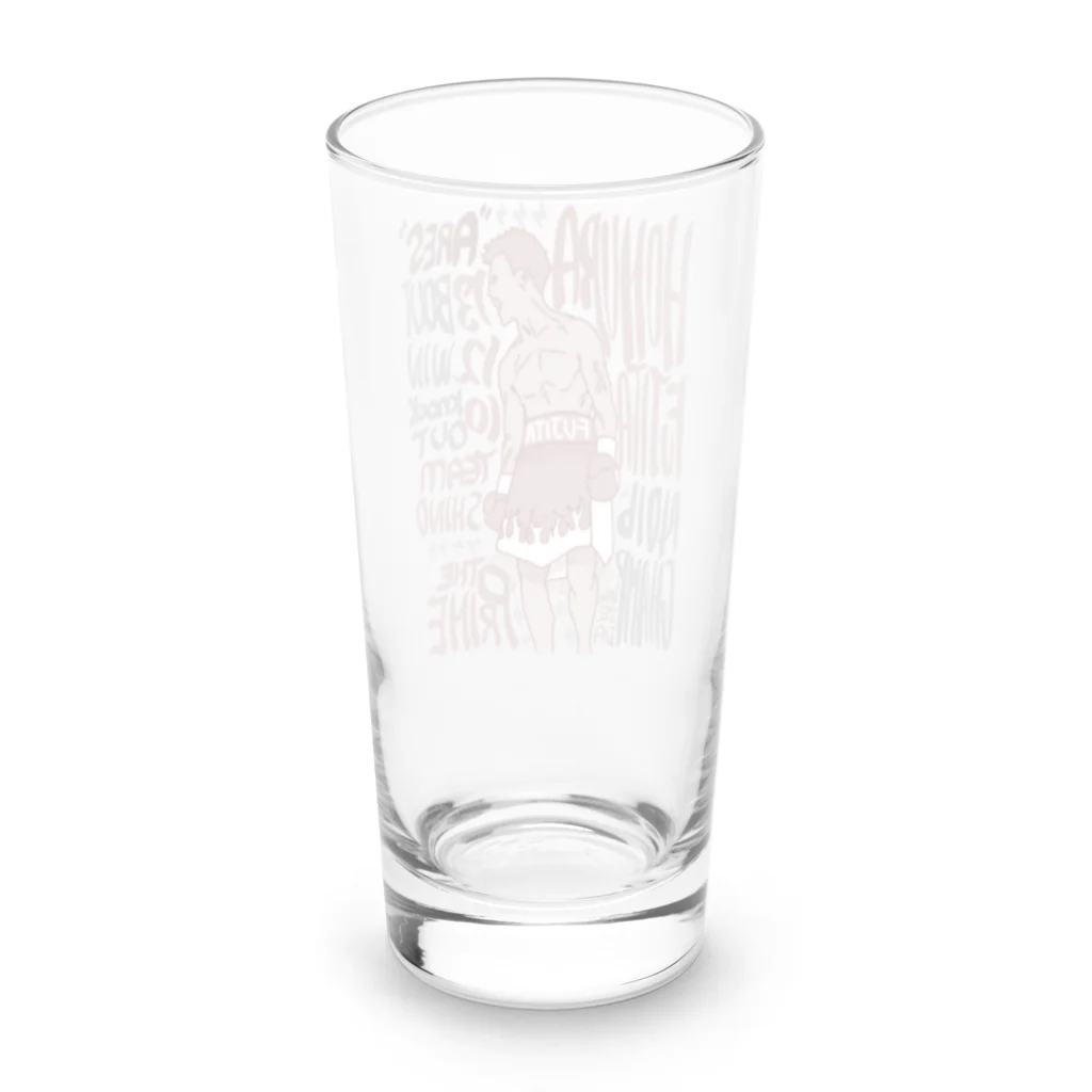 藤田炎村(Homura Fujita)の"軍神アレス"藤田炎村オリジナルシャツ Long Sized Water Glass :back