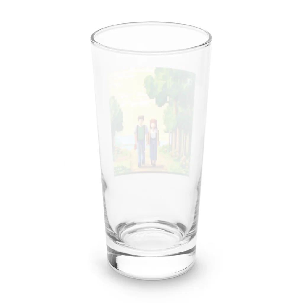 kichamanの散歩デート Long Sized Water Glass :back