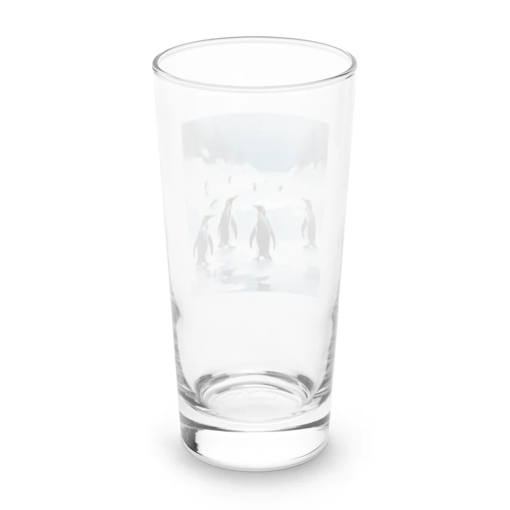 akipen76の共存を目指すペンギン Long Sized Water Glass :back