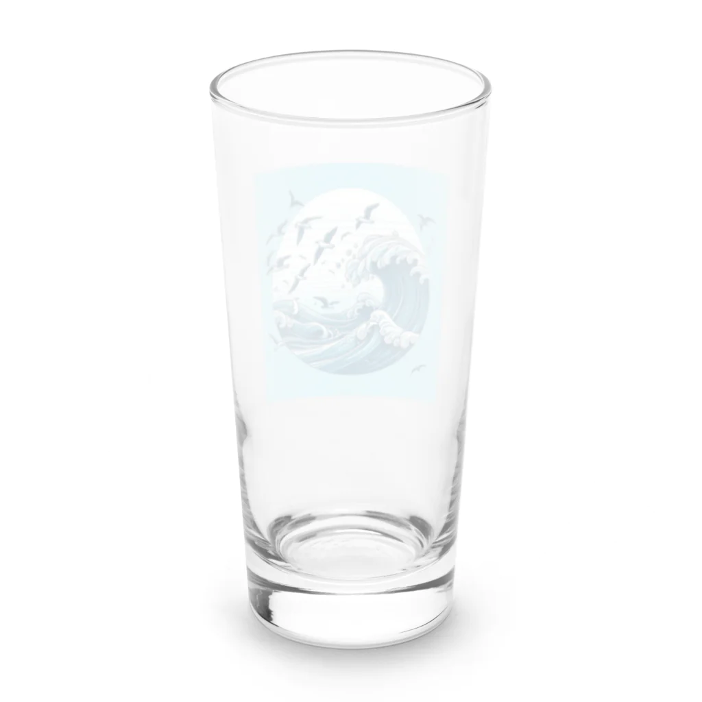 Nattu/のかもめと海 Long Sized Water Glass :back