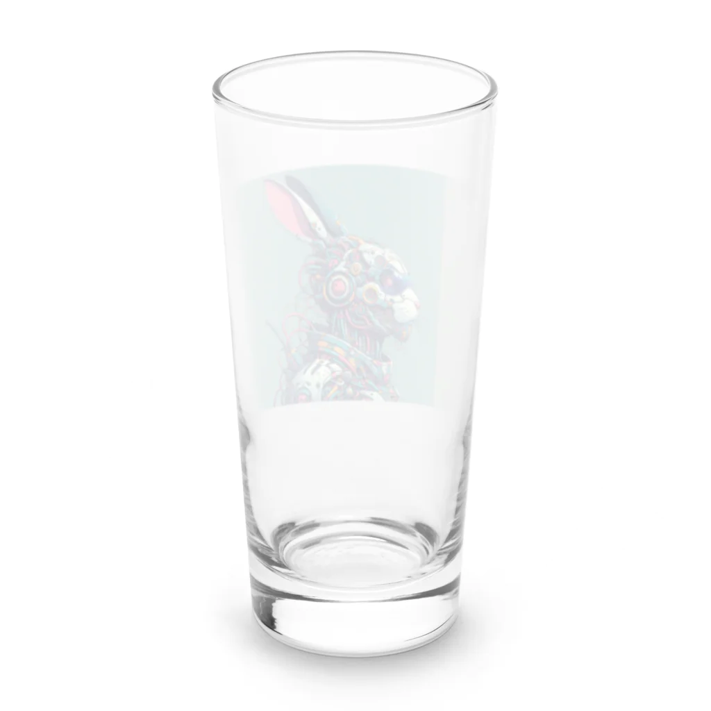  ニャンダーランド・イラストストアのメカニカルラビット Long Sized Water Glass :back