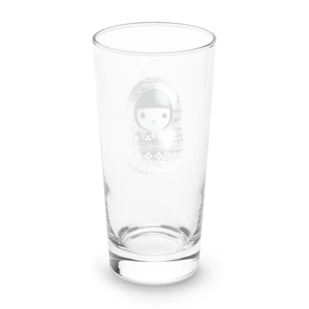 itanki3のアルミホイルこけし Long Sized Water Glass :back