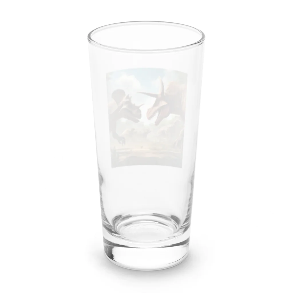 てぃっちゃんの恐竜　 Long Sized Water Glass :back