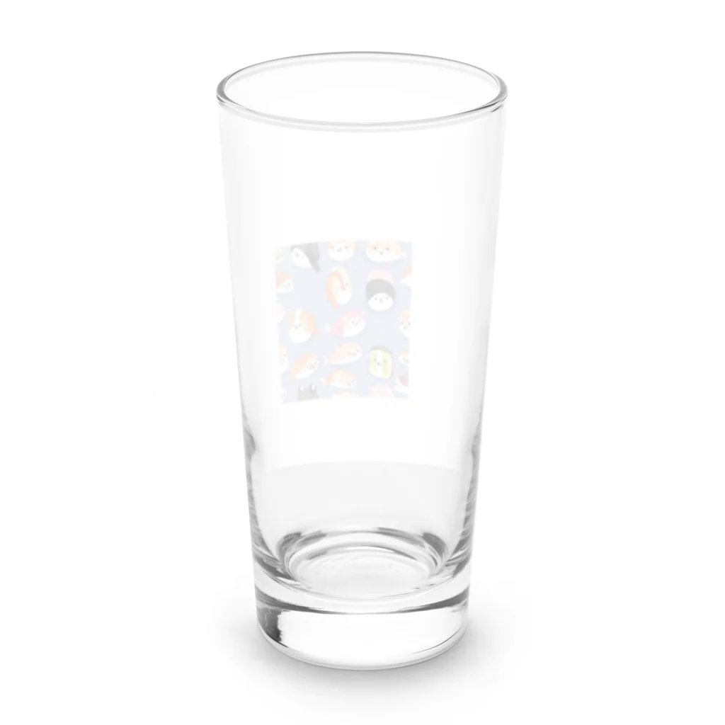 りほまるの店のあにまる寿司 Long Sized Water Glass :back