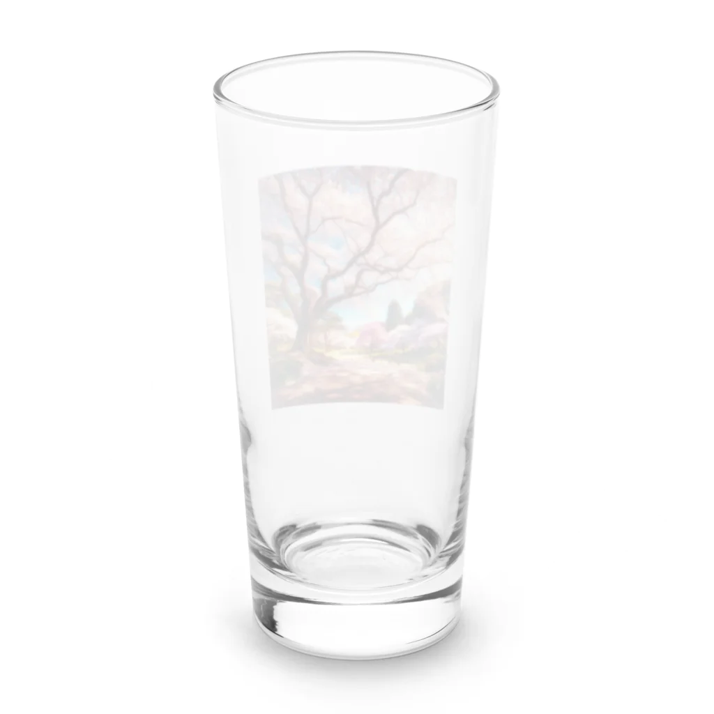 bobokeの桜 Long Sized Water Glass :back