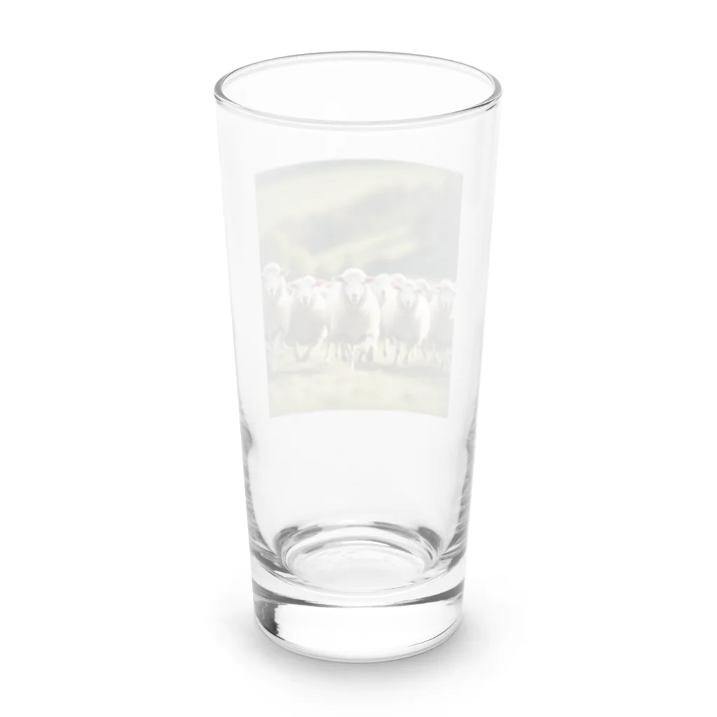artworks358の羊の援軍 Long Sized Water Glass :back